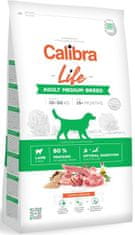 Calibra Dog Life Adult Közepes fajtájú bárány 2,5 kg