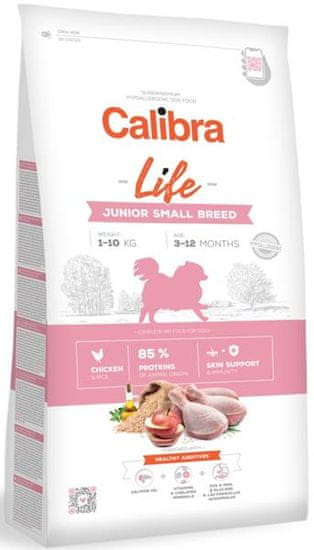 Calibra Dog Life Junior Kis fajtájú csirke 6 kg