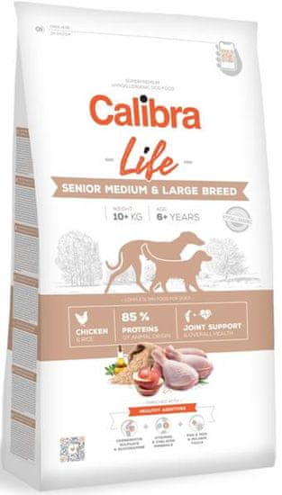Calibra Dog Life Senior Medium & Large csirke 2,5 kg