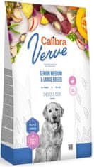 Calibra Dog Verve GF Senior Medium & Large csirke és kacsa 2 kg