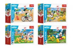 Trefl Minipuzzle 54 darab Mickey Mouse Disney/ Nap a barátokkal 4 féle - változat vagy szín keveréke