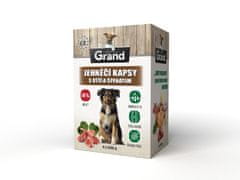 GRAND deluxe Dog bárányhús, kapszula 300 g (4 csomag)