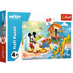 Trefl Puzzle Mickey egér a tengerparton / 60 darab