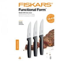 FISKARS Functiional Form steak kés készlet, 3db