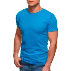 Edoti Férfi egyszínű póló TIMO türkizkék MDN8852 M