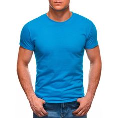 Edoti Férfi egyszínű póló TIMO türkizkék MDN8852 M