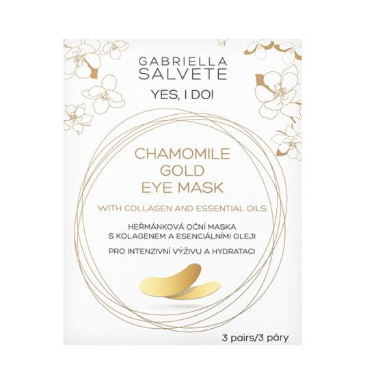 Gabriella Salvete Kamillás szemmaszk YES, I DO! (Chamomile Gold Eye Mask) 3 páry