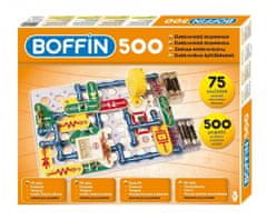 Conquest Boffin 500 elektronikus építő készlet 500 elemmel működő projekt
