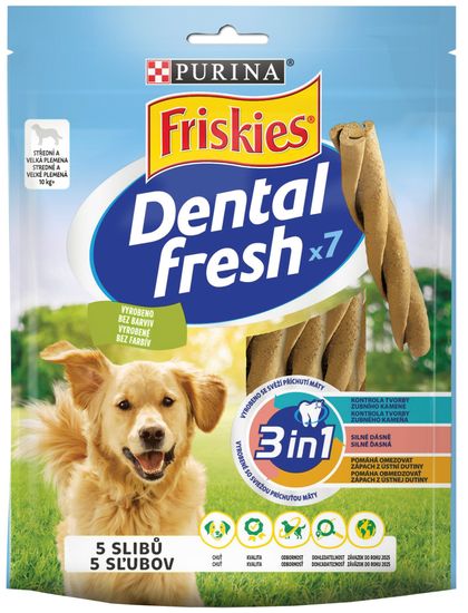 Friskies Dental Fresh dog MEDIUM, 6×180 g