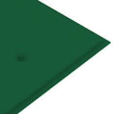 shumee zöld kerti pad párna 180 x 50 x 3 cm