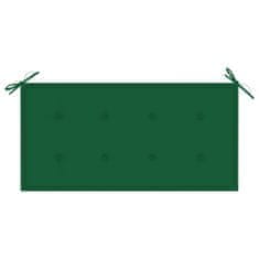 shumee zöld kerti pad párna 100 x 50 x 3 cm