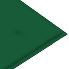 shumee zöld kerti pad párna 100 x 50 x 3 cm