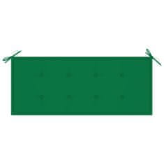 shumee zöld kerti pad párna 120 x 50 x 3 cm