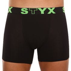 Styx Fekete long férfi boxeralsó sport gumi (U962) - méret XXL