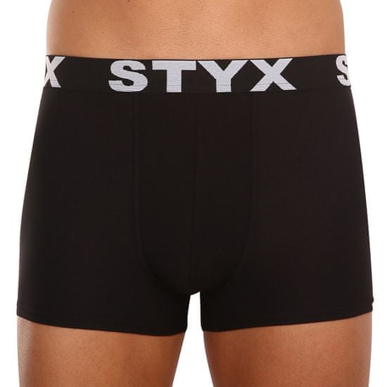 Styx Fekete férfi boxeralsó sport gumi (G960)