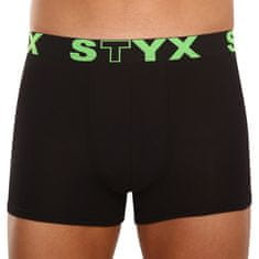 Styx Fekete férfi boxeralsó sport gumi (G962) - méret M
