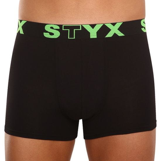 Styx Fekete férfi boxeralsó sport gumi (G962)