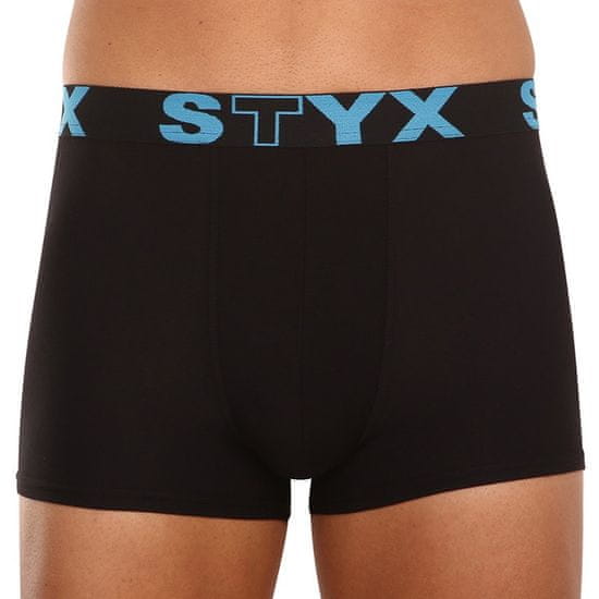 Styx Fekete férfi boxeralsó sport gumi (G961)