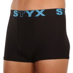 Styx Fekete férfi boxeralsó sport gumi (G961) - méret XL