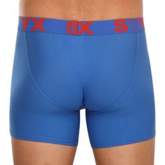 Styx Kék long férfi boxeralsó sport gumi (U967) - méret M