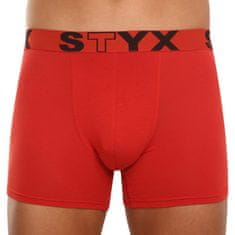 Styx Piros long férfi boxeralsó sport gumi (U1064) - méret M