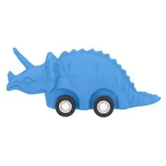 Dino World ASST | Gumi dinoszaurusz lendkerékkel , Triceratops - kék