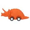 ASST | Gumi dinoszaurusz lendkerékkel , Triceratops - narancs
