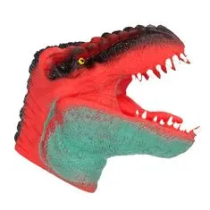 Dino World Tyrannosaurus Rex kéznél ASST, Piros - zöld, szilikon, 045140_F2