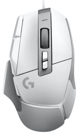 Stílusos Logitech Logitech G502 X optikai számítógépes egér, fehér (910-006146) Ultra könnyű, csendes, csendes, precíziós érzékenység DPI 100 25600 HERO 25K Lightforce érzékelő RGB kapcsoló