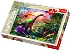 Trefl Puzzle Dinoszauruszok világa / 100 darab