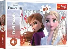 Disney Trefl Puzzle Frozen 2 - Anna és Elsa varázslatos világa / 60 darab / 60 darab