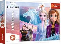 Trefl Puzzle Frozen 2 - Bátor nővérek / 30 darab