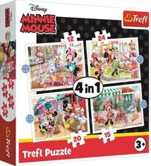 Trefl Puzzle Minnie és barátai 4in1 (12,15,20,24 darab)