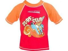 Aqua Speed Szörf Klub póló UV-vel védelem piros Méret (cipő): vel. 5