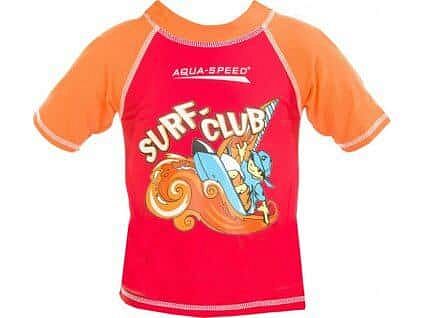 Aqua Speed Szörf Klub póló UV-vel védelem piros Méret (cipő): vel. 6