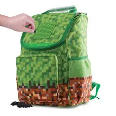 Pixie Crew Minecraft iskolatáska zöld-barna