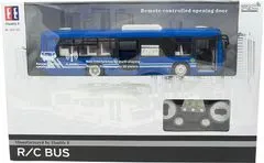 Aga RC busz nyitható ajtóval 32cm kék