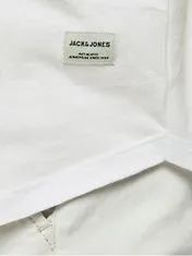 Jack&Jones 3 PACK - férfi póló JJENOA 12191765 White 1White 1Black 1Navy (Méret XXL)