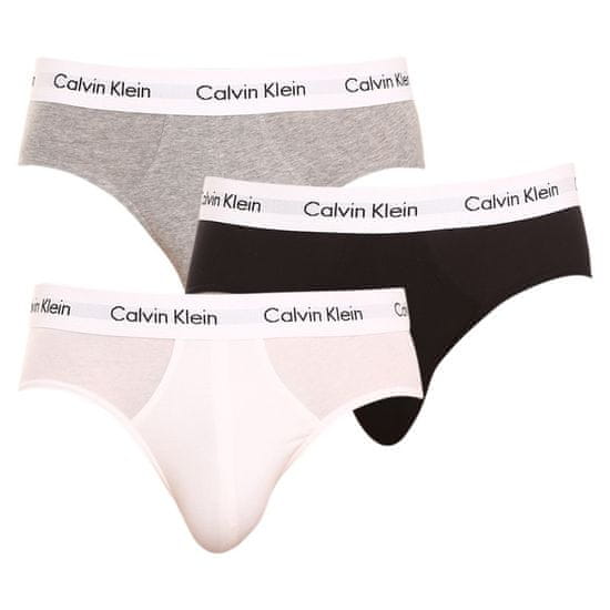 Calvin Klein 3PACK Férfi slip alsónadrág tarka (U2661G-998)