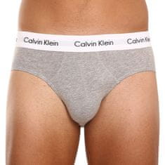 Calvin Klein 3PACK Férfi slip alsónadrág tarka (U2661G-998) - méret XL