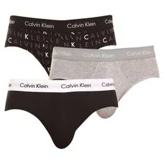 Calvin Klein 3PACK Férfi slip alsónadrág tarka (U2661G-YKS) - méret L