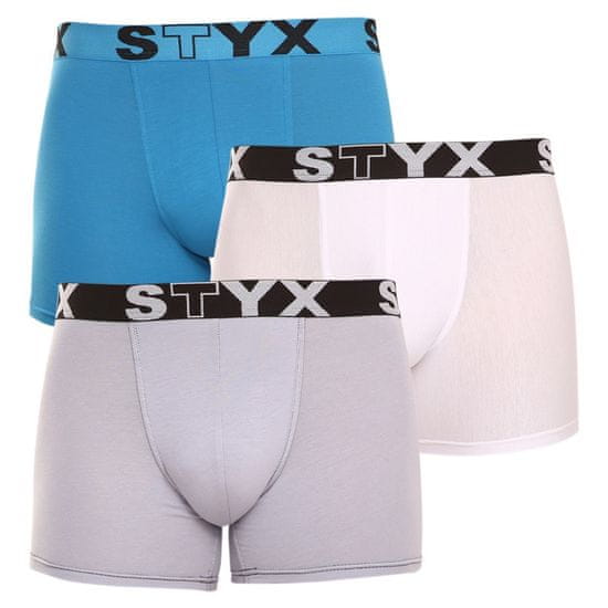 Styx 3PACK tarka long férfi boxeralsó sport gumi (U9696167)