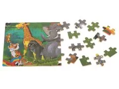Aga Faából készült mesés puzzle Elefánt 60 darabos
