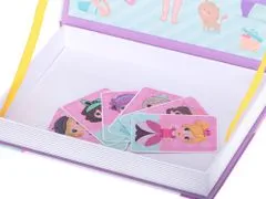 Aga Mágneses baba öltöztető puzzle 51 db Pink