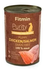 Fitmin dog Purity konzervdoboz konzerv PUPPY salm&chicken 400g