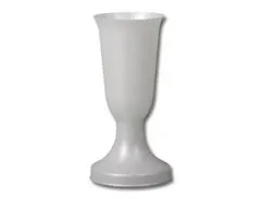Temetői váza CIKAS nehéz műanyag d15x30cm