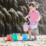 Bigjigs Toys strandvödör világos rózsaszínű