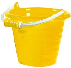 Androni vödör fújtatóval - átmérő 20 cm, sárga színű