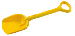 Androni Homoklapát - 41 cm, sárga