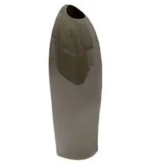 kerámia váza 26cm KERA szürke-barna